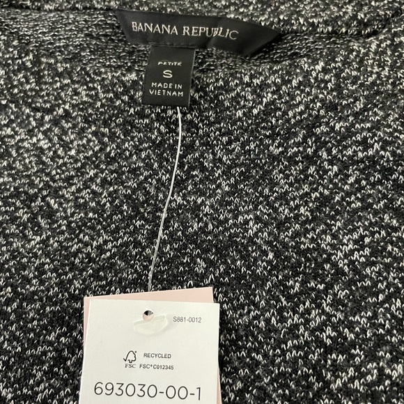 Banana Republic Women Casual Thin Gray Sweater Tank Top Size Petite Small - Picture 6 of 7